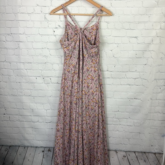 PACT Organic Cotton Fit & Flare Midi Sleeveless Dress size large - Picture 2 of 8